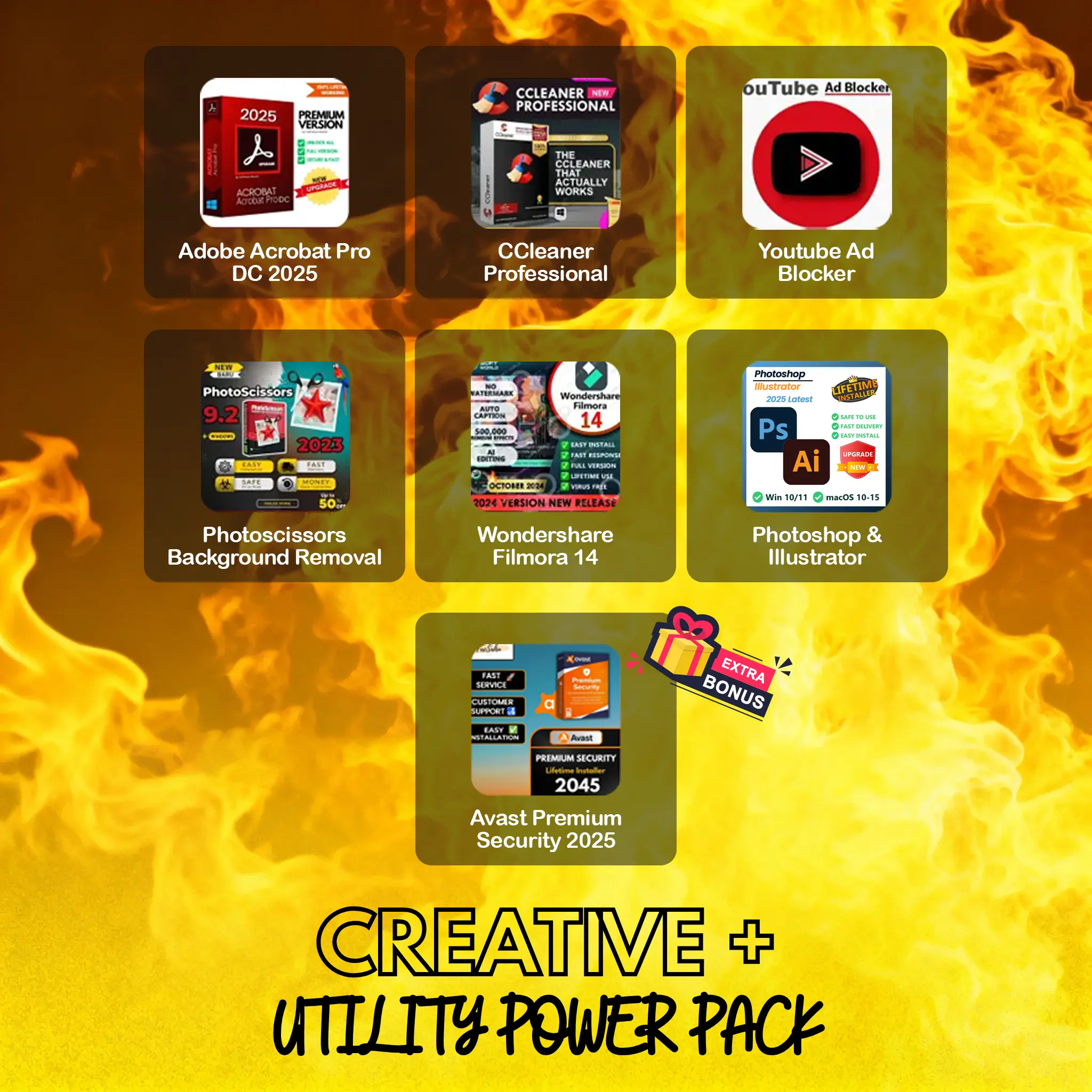 Creative + Utility Power Pack (7 item) — feature 1